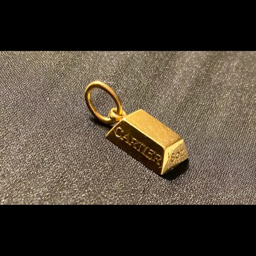 Cartier 1/8 ounce gold pendant 18 carat gold